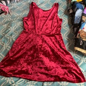 H&M Velvet Skater Dress